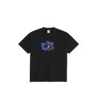 T-SHIRT MANICHE CORTE POLAR SKATE CO. TEE METAL LOGO BLACK