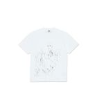 T-SHIRT MANICHE CORTE POLAR SKATE CO. STEVE TEE | REVE WHITE