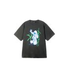T-SHIRT MANICHE CORTE X-LARGE PIGMENT DYED PEACE AND FORTUNE S/S TEE BLACK