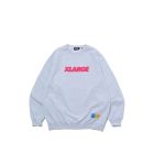 FELPA GIROCOLLO X-LARGE STANDARD LOGO CREWNECK SWEATSHIRT ASH