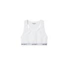 CANOTTIERA CARHARTT WIP W' SCRIPT RACER TANK WHITE