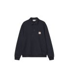 FELPA GIROCOLLO CARHARTT WIP POLO SWEAT DEEP NIGHT