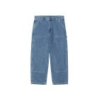JEANS CARHARTT WIP NASH DOUBLE KNEE PANT BLUE STONE WASHED