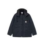 GIACCA CARHARTT WIP AMBEL COAT DEEP NIGHT STONE WASHED