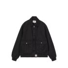 GIACCA CARHARTT WIP STANTON JACKET BLACK STONE WASHED
