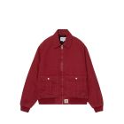 GIACCA CARHARTT WIP STANTON JACKET SCARLET STONE WASHED