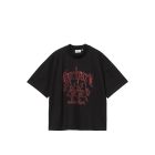 T-SHIRT MANICHE CORTE CARHARTT WIP S/S HACKWORK T-SHIRT BLACK HEAVY STONE WASH