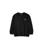 FELPA GIROCOLLO METHOD LABEL CREW SWEATSHIRT BLACK