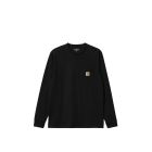 T-SHIRT MANICHE CORTE CARHARTT WIP L/S POCKET T-SHIRT BLACK