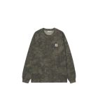 T-SHIRT MANICHE LUNGHE CARHARTT WIP L/S CAMO COMBI T-SHIRT CAMO COMBI GREEN OLI GM DY