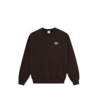 FELPA GIROCOLLO POLAR SKATE CO. DAVE CREWNECK | NEW SPORT CHOCOLATE