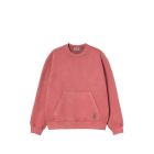 FELPA GIROCOLLO CARHARTT WIP TORION SWEAT MARSALA GRIND WASH