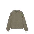 FELPA GIROCOLLO CARHARTT WIP FADED POND CORPS SWEAT CYPRESS HEAVY STONE WASH