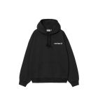 FELPA GIROCOLLO CARHARTT WIP HOODED CAPS SWEAT BLACK