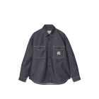 CAMICIA MANICHE LUNGHE CARHARTT WIP TIGAN SHIRT JAC BLUE RIGID