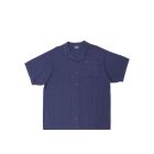 CAMICIA MANICHE CORTE PASS~PORT ORGANIC KNIT LEAGUES SHIRT NAVY