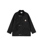 GIACCA CARHARTT WIP ADAIR COAT BLACK BLACK