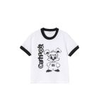 T-SHIRT MANICHE CORTE CARHARTT WIP W' S/S IP RINGER T-SHIRT WHITE BLACK