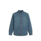CAMICIA MANICHE LUNGHE DICKIES LIGHTWEIGHT DENIM SHIRT LS KHAKI TINTED BLUE