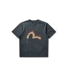 T-SHIRT MANICHE CORTE EVISU BOLD SEAGULL NAVY