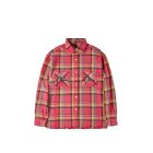 CAMICIA MANICHE LUNGHE EVISU DISTRESSED FLANNEL SHIRT RED CHECK