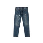 JEANS EVISU 7 POCKET WASHED JEANS W DAICOCK LIGHT TONE INDIGO