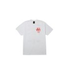 T-SHIRT MANICHE CORTE HUF AFTER MIDNIGHT SS TEE WHITE