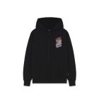 FELPA CAPPUCCIO PROPAGANDA POCKET ZIP HOODIE BLACK