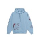 FELPA CAPPUCCIO POLAR SKATE CO. DAVE HOODIE | THE END DOVE BLUE