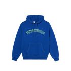 FELPA CAPPUCCIO POLAR SKATE CO. CONTRAST DAVE HOODIE | CRUDE LOGO EGYPTIAN BLUE