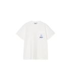 T-SHIRT MANICHE CORTE CARHARTT WIP S/S POND CORPS POCKET T-SHIRT WHITE HEAVY STONE WASH