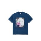 T-SHIRT MANICHE CORTE POLAR SKATE CO. TEE | RABBIT WASHED BLUE