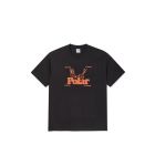 T-SHIRT MANICHE CORTE POLAR SKATE CO. TEE | NO WORRIES BLACK