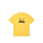 T-SHIRT MANICHE CORTE POLAR SKATE CO. TEE | NO WORRIES LEMON