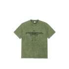 T-SHIRT MANICHE CORTE POLAR SKATE CO. ACID TEE | SOUL ARMY GREEN