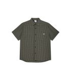 CAMICIA MANICHE CORTE POLAR SKATE CO. MITCHELL SHIRT BLACK GREEN