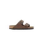 CALZATURE SPIAGGIA BIRKENSTOCK ARIZONA SUEDE LEATHER (S) DARK TEA