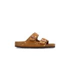 CALZATURE SPIAGGIA BIRKENSTOCK ARIZONA SUEDE LEATHER (S) RIVET MINK