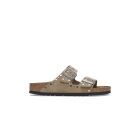 CALZATURE SPIAGGIA BIRKENSTOCK ARIZONA SUEDE LEATHER (S) RIVET TAUPE