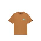 T-SHIRT MANICHE CORTE QUIKSILVER SERENITY SPLASH TOBACCO BROWN