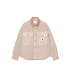 GIACCA CARHARTT WIP PRESCOTT SHIRT JAC STRING LEATHER GARMENT DYED