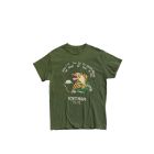 T-SHIRT MANICHE CORTE ILLEGAL VINTAGE VIETNAM GREEN