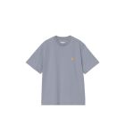 T-SHIRT MANICHE CORTE CARHARTT WIP W' S/S CHASE T-SHIRT SHADY BLUE GOLD