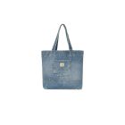 BORSA CARHARTT WIP DENIM TOTE BLUE DESTROY WASH SPLATTER U