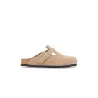 CALZATURE SPIAGGIA BIRKENSTOCK BOSTON SUEDE LEATHER (S) SANDCASTLE