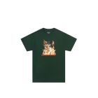 T-SHIRT MANICHE CORTE HOCKEY TEMPERATURES TEE DARK GREEN