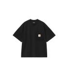 T-SHIRT MANICHE CORTE CARHARTT WIP S/S WORK POCKET T-SHIRT BLACK