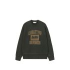 FELPA GIROCOLLO CARHARTT WIP 1989 WINNERS SWEAT RAVEN HEAVY STONE WASH