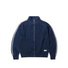 MAGLIONE BUTTER GOODS CLUB ZIP-THRU KNIT NAVY