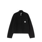 FELPA GIROCOLLO CARHARTT WIP W' DETROIT HALF ZIP SWEATER BLACK